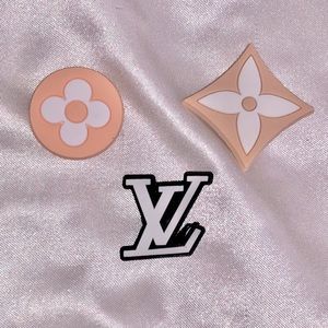 Louis Vuitton 3pc Croc Charms Set